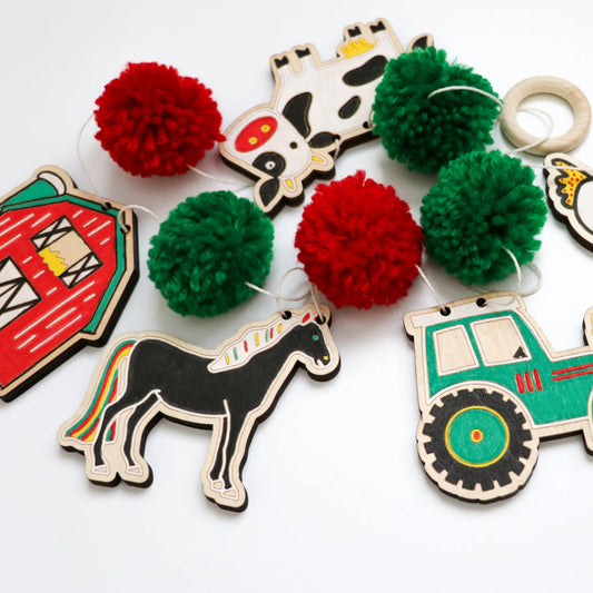Woodsy Craft Co. - Barnyard DIY Garland Kit